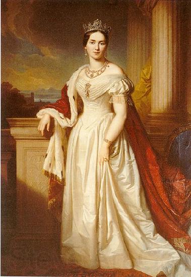 Georg Friedrich Kersting Queen Pauline of Werttemberg Norge oil painting art